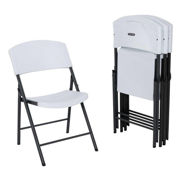 Lifetime Plastic / Resin Banquet Folding Chair Folding Chair Set Wayfair